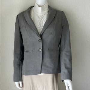 White House Black Market Women's Gray Blazer